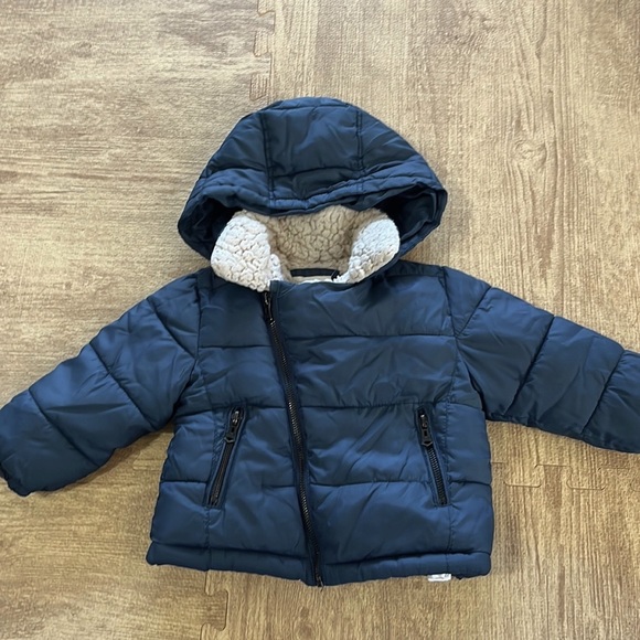 Zara Jackets & Coats Zara Baby Boy Puffer Jacket Blue Poshmark